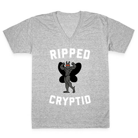 Ripped Cryptid V-Neck Tee Shirt