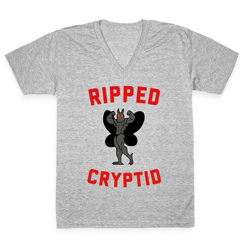 Ripped Cryptid V-Neck Tee Shirt