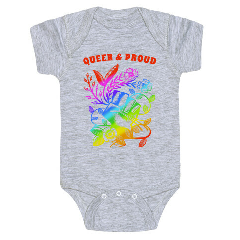 Queer And Proud Baby One-Piece