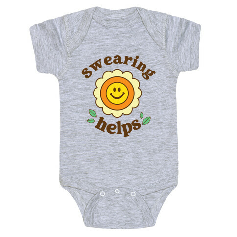 Swearing Helps Baby One-Piece