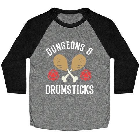 Dungeons & Drumsticks Baseball Tee