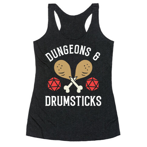 Dungeons & Drumsticks Racerback Tank Top