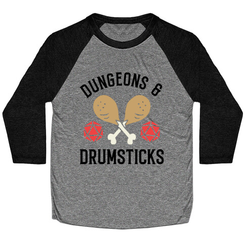 Dungeons & Drumsticks Baseball Tee