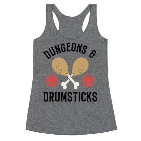 Dungeons & Drumsticks Racerback Tank Top