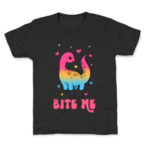 Bite Me Dinosaur Kids T-Shirt