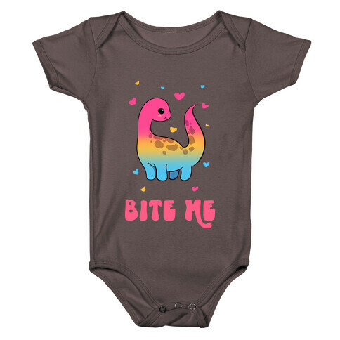 Bite Me Dinosaur Baby One-Piece