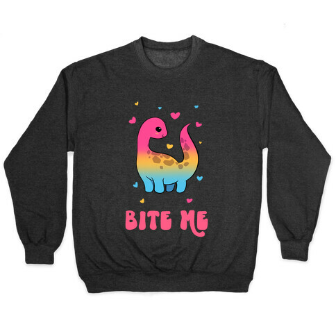 Bite Me Dinosaur Pullover