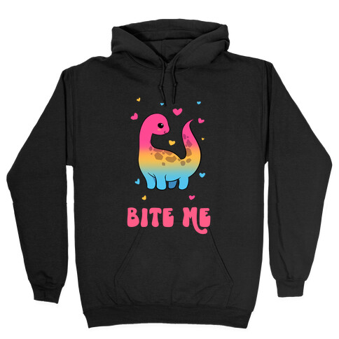 Bite Me Dinosaur Hooded Sweatshirt