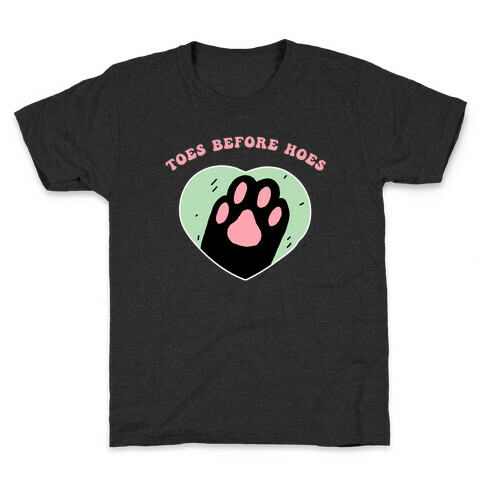 Toes Before Hoes Kids T-Shirt