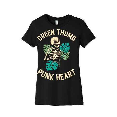 Green Thumb, Punk Heart Womens T-Shirt