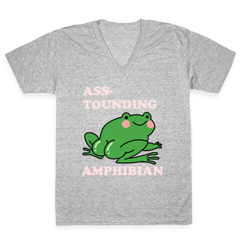Ass-tounding Amphibian V-Neck Tee Shirt