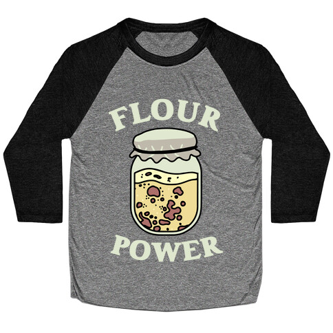 Flour Power Baseball Tee