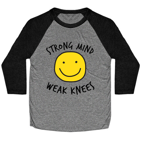 Strong Knees, Strong Mind Baseball Tee