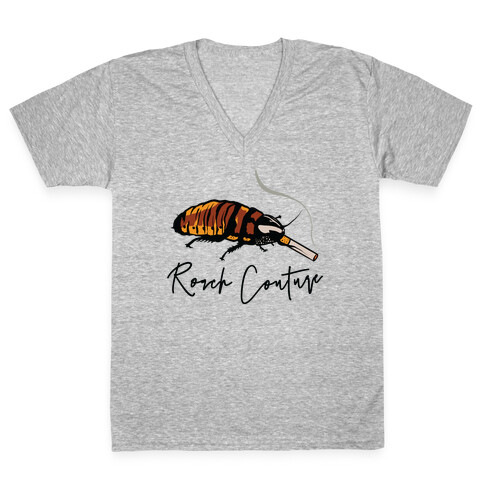 Roach Couture Cockroach V-Neck Tee Shirt