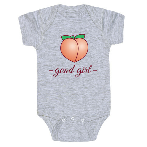 Good Girl Peach Baby One-Piece