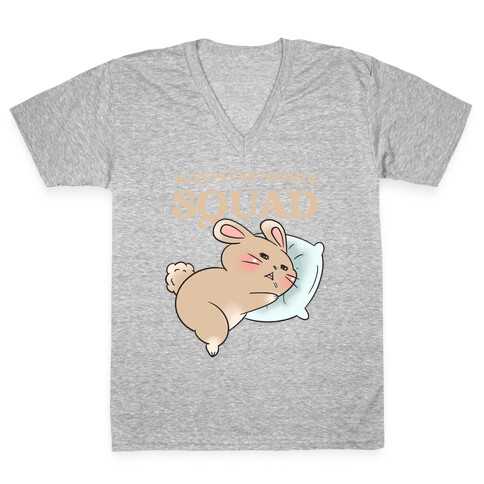 Sleepless Nights Squad V-Neck Tee Shirt