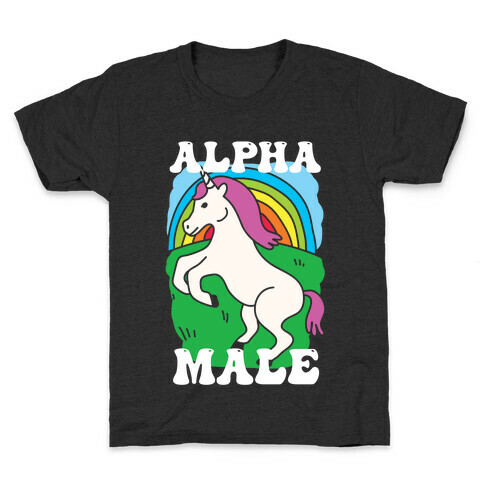 Alpha Male Unicorn Kids T-Shirt