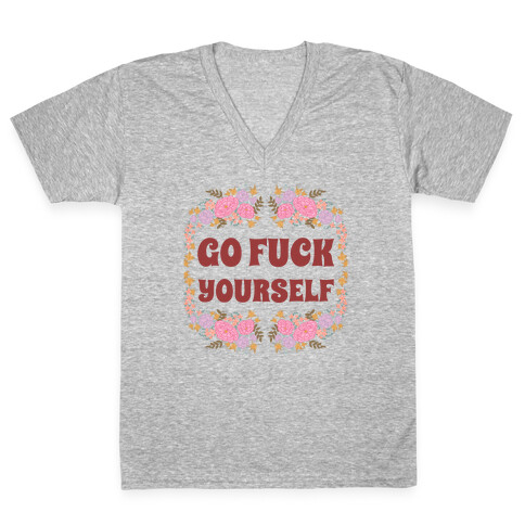 Go F*** Yourself V-Neck Tee Shirt