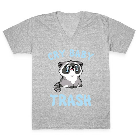Cryb Baby Trash V-Neck Tee Shirt