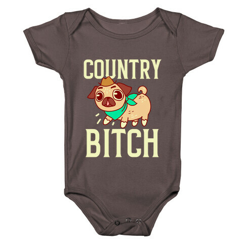 Country Bitch Baby One-Piece