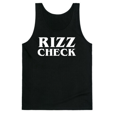 Rizz Check Tank Top