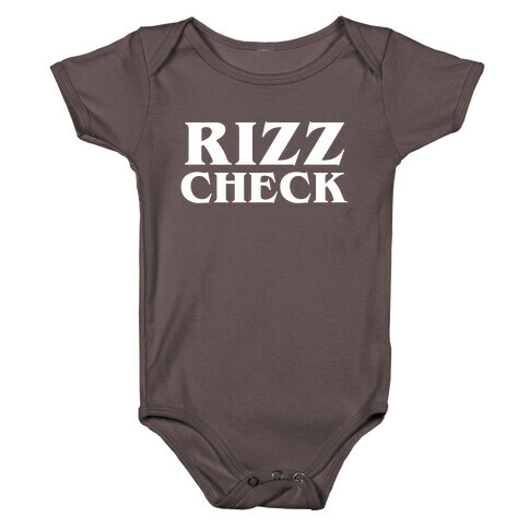 Rizz Check Baby One-Piece