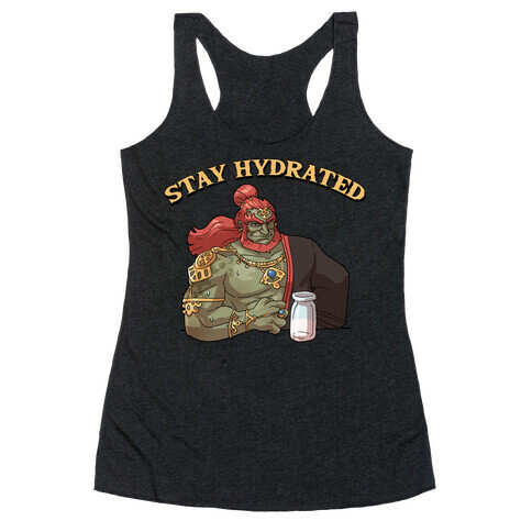 Stay Hydrated Ganon Racerback Tank Top