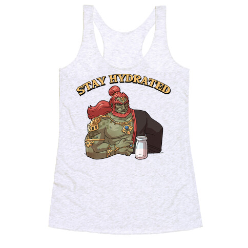 Stay Hydrated Ganon Racerback Tank Top