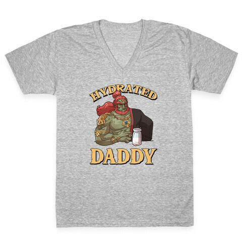 Hydrated Daddy V-Neck Tee Shirt