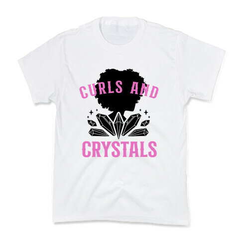 Curls And Crystals Kids T-Shirt