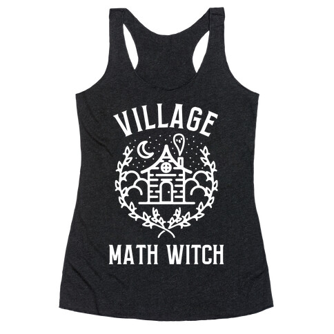 Village Math Witch Racerback Tank Top