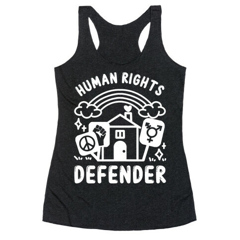 Human Rights Defender Racerback Tank Top