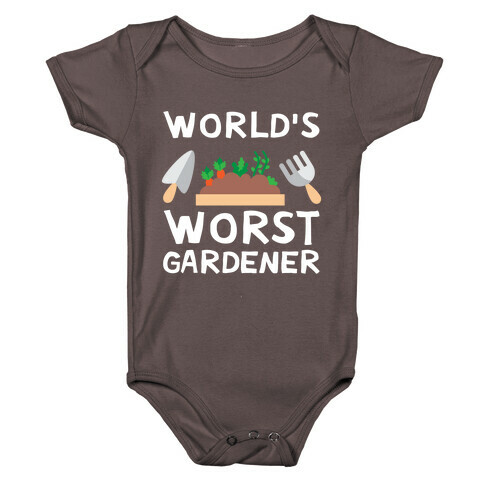 World's Worst Gardener Baby One-Piece