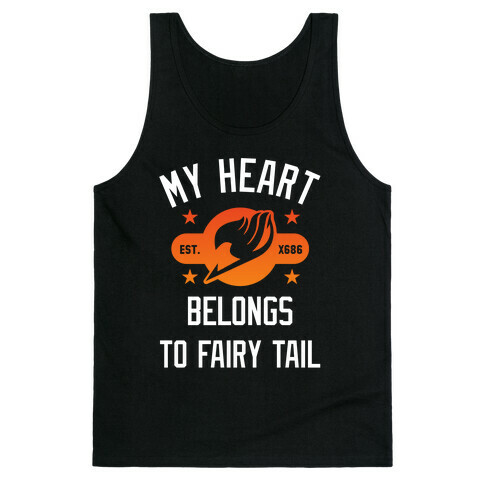 My Heart Belongs To Fairy Tail Tank Top