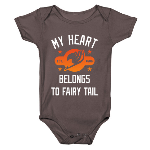 My Heart Belongs To Fairy Tail Baby One-Piece