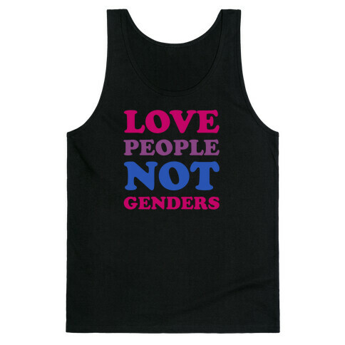 Love People Not Genders Tank Top