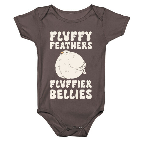 Fluffy Feathers, Fluffier Bellies Baby One-Piece