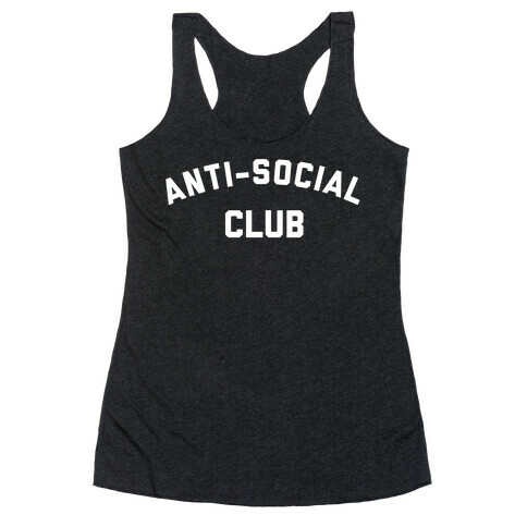 Anti-social Club Racerback Tank Top