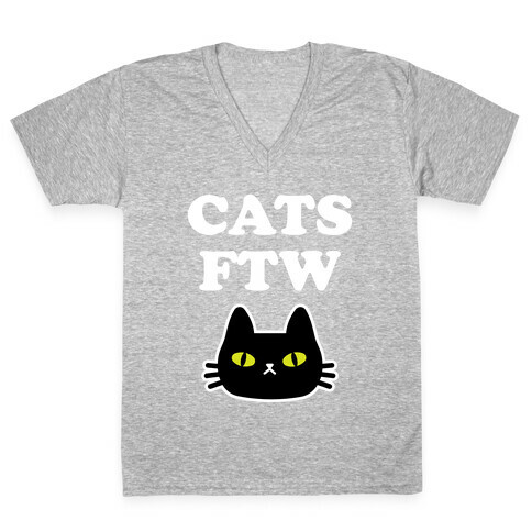 Cats Ftw V-Neck Tee Shirt