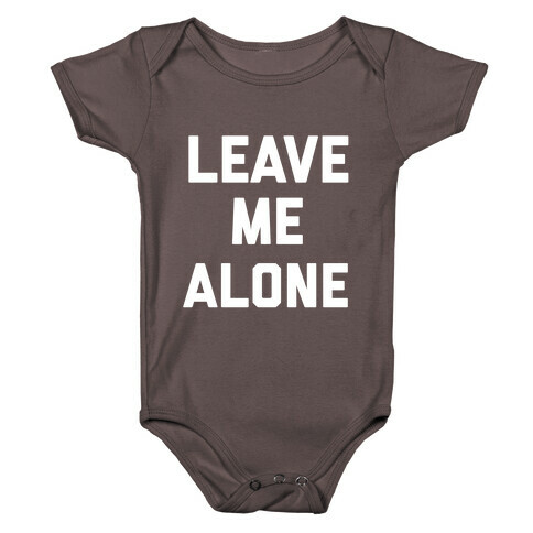 Leave Me Alone, I'm Introverting Baby One-Piece