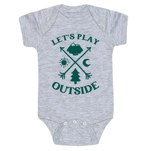 Let's Play Outside Baby One-Piece