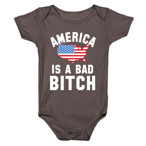 America Is A Bad Bitch Baby One-Piece