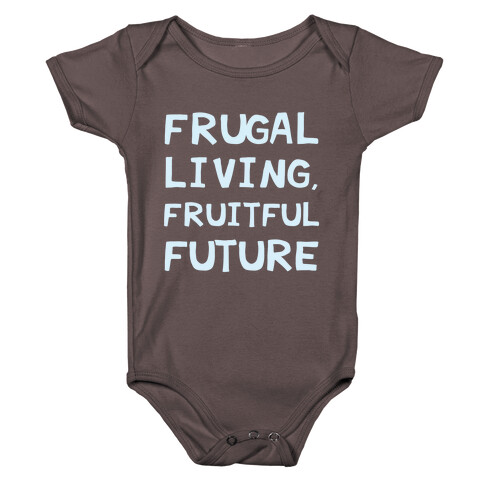 Frugal Living, Fruitful Future Baby One-Piece