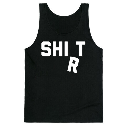 Shirt (Shit) Falling Letter Tank Top