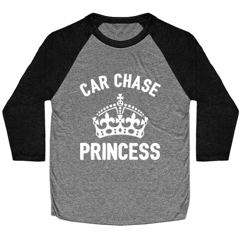 Car Chase Princess Baseball Tee