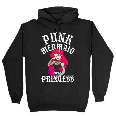 Punk Mermaid Princess Hooded Sweatshirt