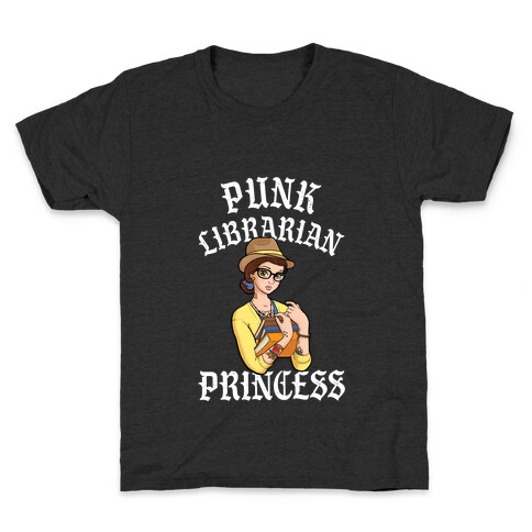 Punk Librarian Princess Kids T-Shirt