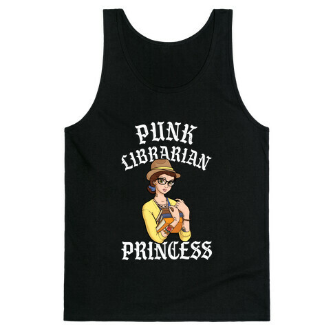 Punk Librarian Princess Tank Top