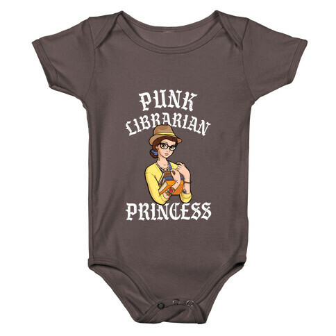 Punk Librarian Princess Baby One-Piece