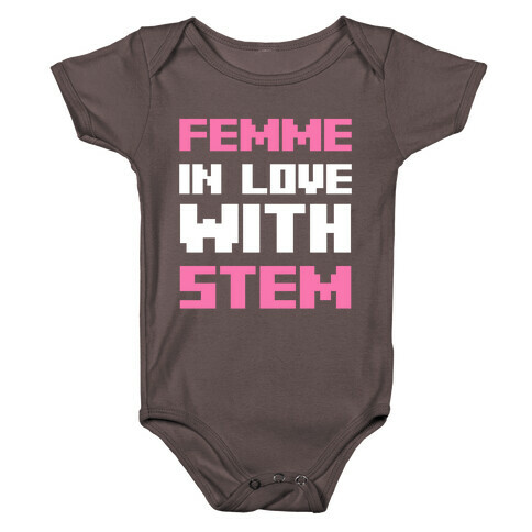 Femme In Love With Stem Baby One-Piece